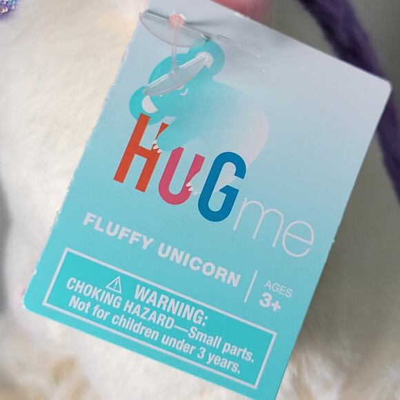Set of 2 HUG Fuzzy Plushes: Fluffy Unicorn & Fluffy Duck - NWT - Picture 7 of 8
